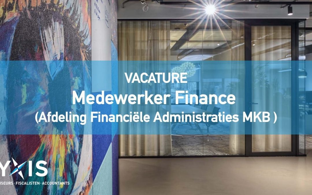 Vacature Medewerker Finance
