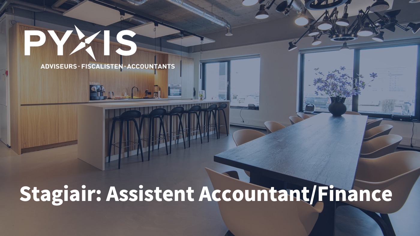 Stagiair Assistent Accountant Finance